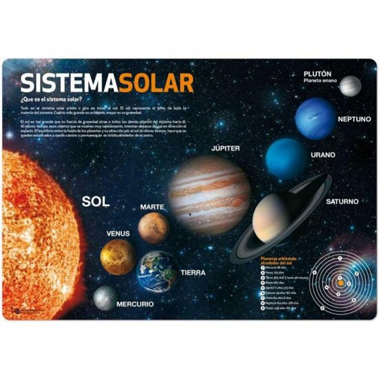 Σουμέν Ηλιακό Σύστημα (στα ισπανικά) 34,5Χ49,5